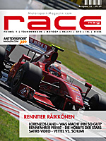 Renntier Räikkönen im RACEmag