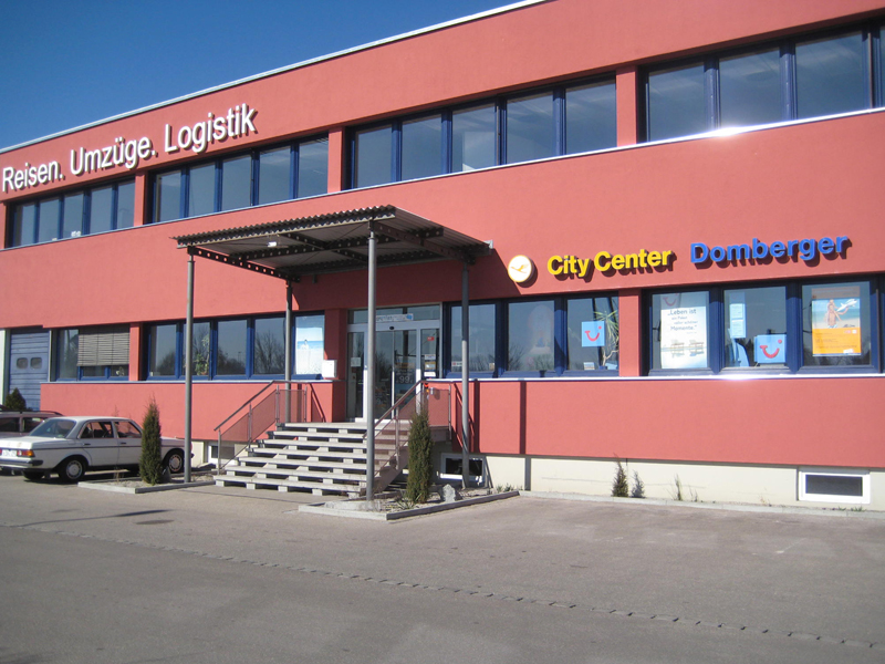 Firmensitz von Domberger - Reisen. Umzüge. Logistik. Firmensitz von Domberger - Reisen. Umzüge. Logistik.