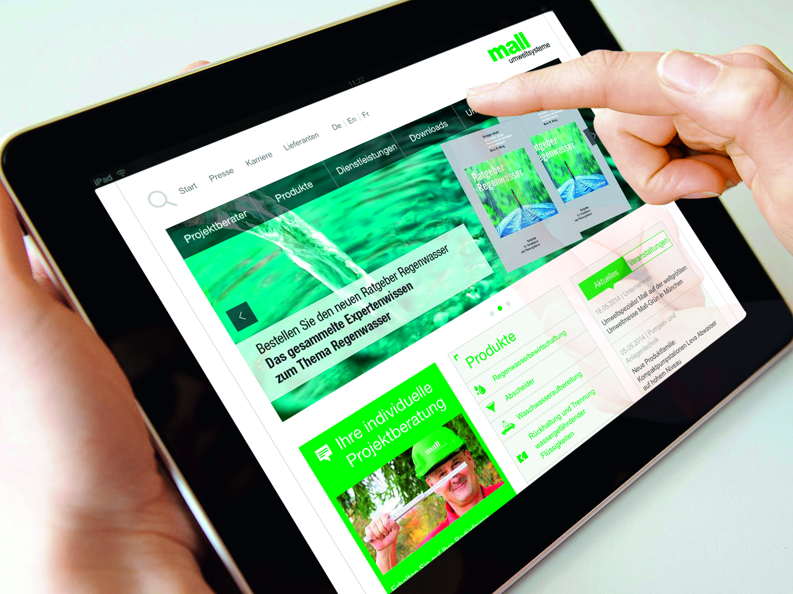 Großflächiger, aufgeräumter und leichter zu bedienen - so präsentiert sich die neue Mall-Website. Großflächiger, aufgeräumter und leichter zu bedienen - so präsentiert sich die neue Mall-Website.