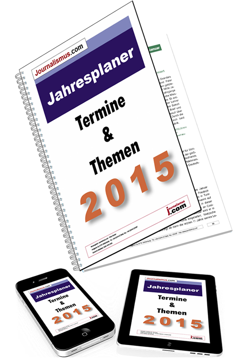 Terminvorschau 2015: Den Jahresplaner 2015 gibt es als gedrucktes Buch und als interaktives E-Book. Terminvorschau 2015: Den Jahresplaner 2015 gibt es als gedrucktes Buch und als interaktives E-Book.