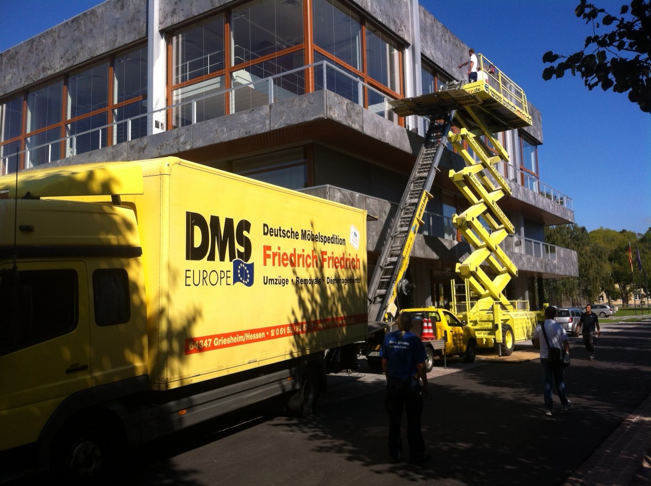 Einsatz eines Außenaufzuges beim BVerfG Einsatz eines Außenaufzuges beim BVerfG