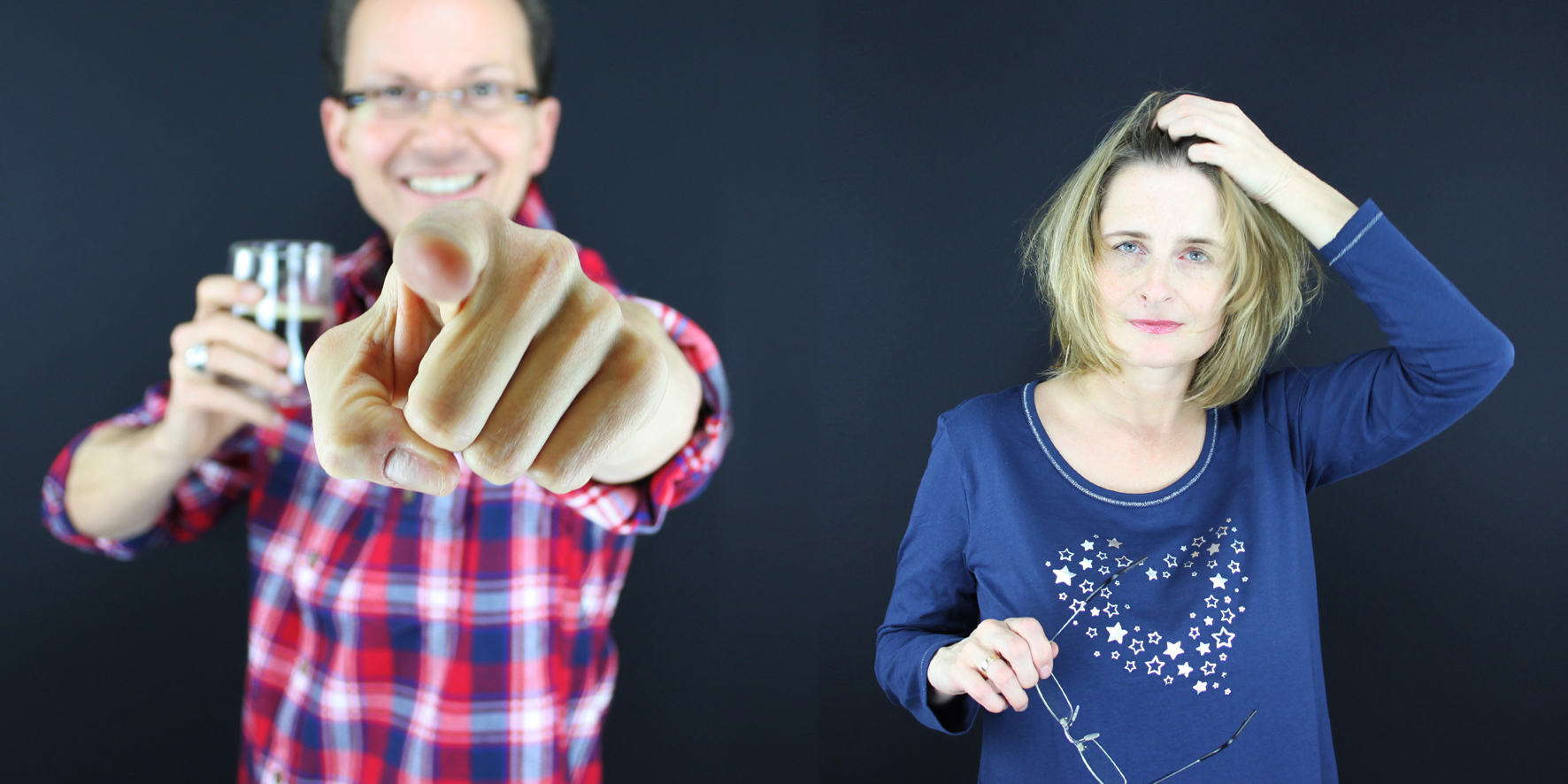 Leonie Walter und Markus Walter veranstalten im Januar 2015 die 1. Schlafanzug-Challenge