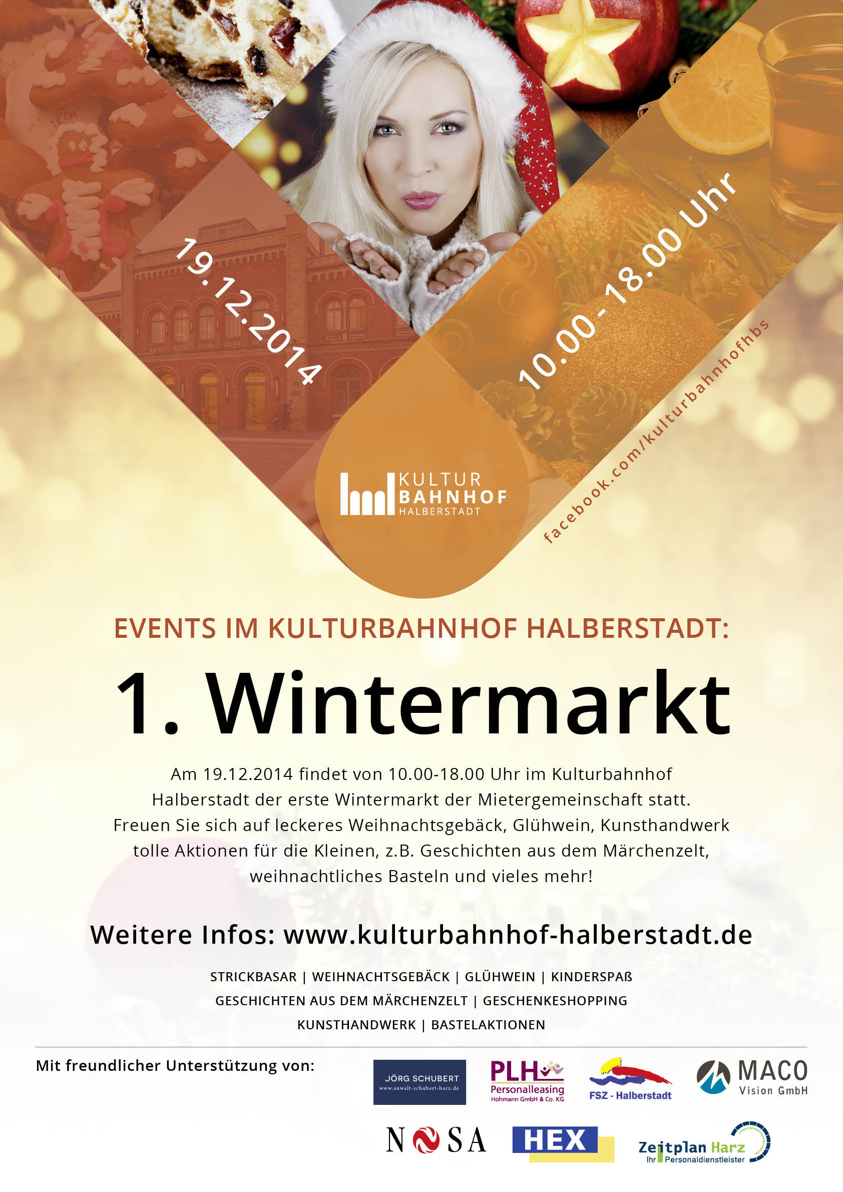 1. Wintermarkt im Kulturbahnhof Halberstadt