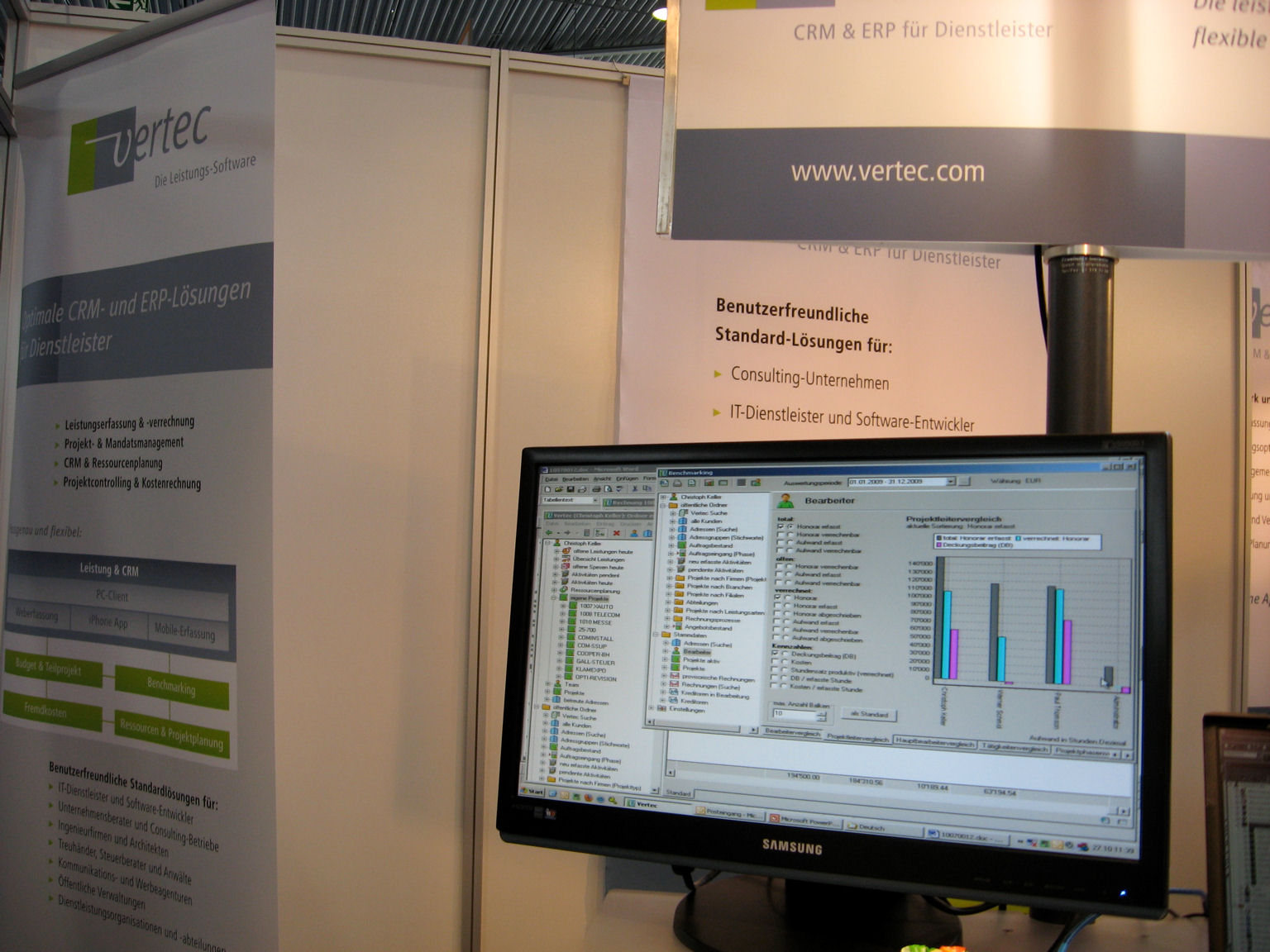 Vertec Messestand