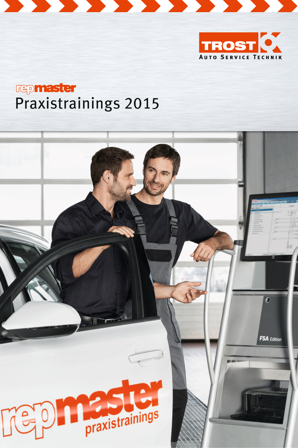 Im Katalog"Praxistrainings 2015" sind alle TROST-Trainingsangeboteübersichtlich zusammenge