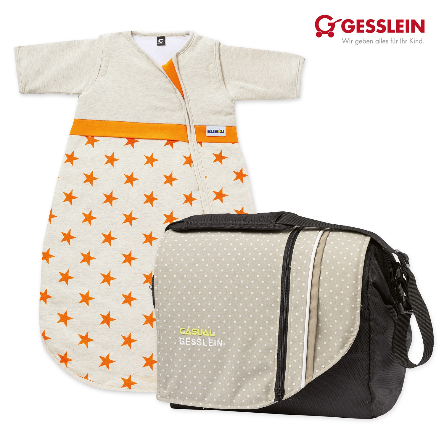 Wickeltasche N°3 oder Babyschlafsack Bubou von GESSLEIN sind die perfekten Weihnachtsgeschenke.