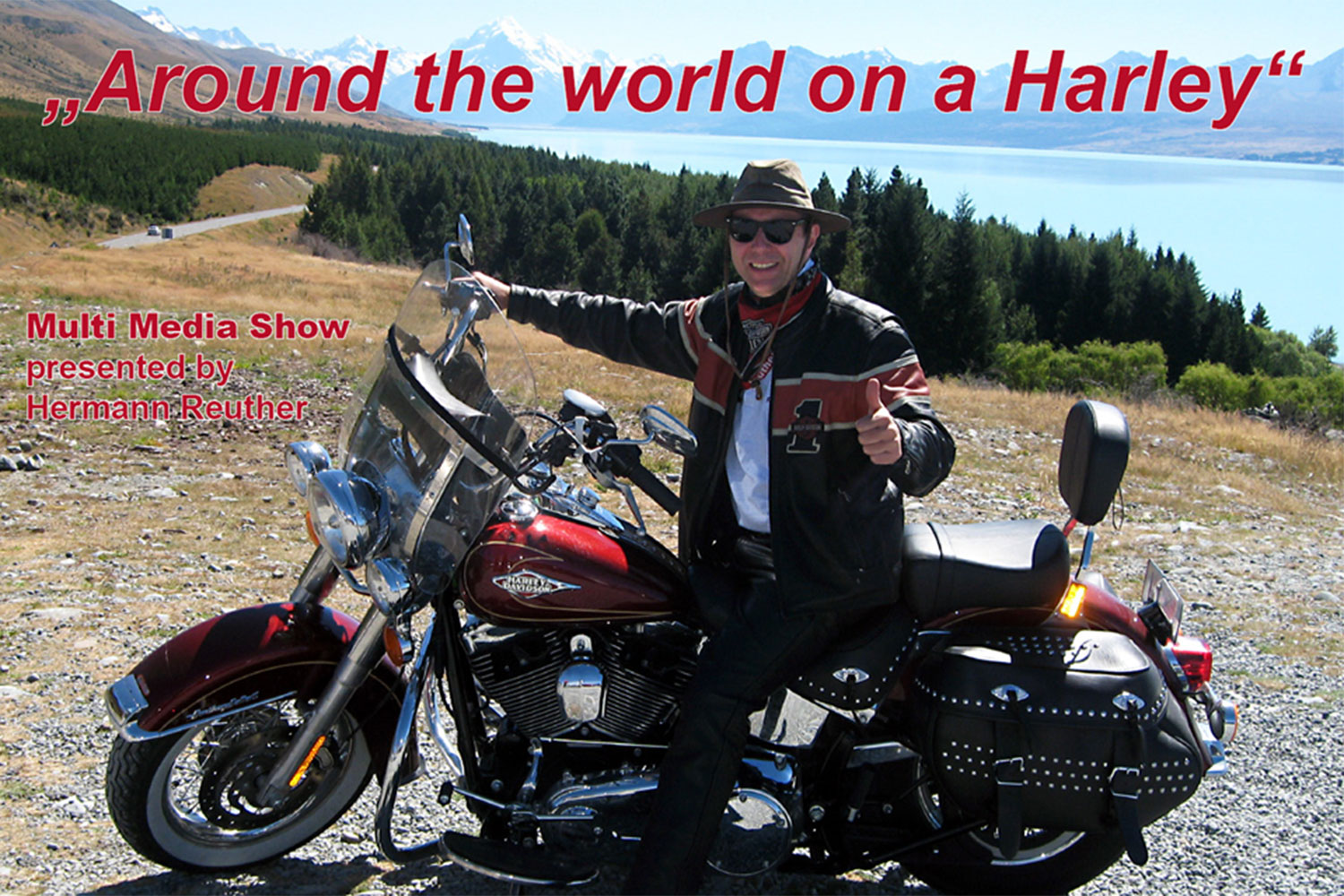 Around the world on a Harley - Multimedia Show mit Hermann Reuther