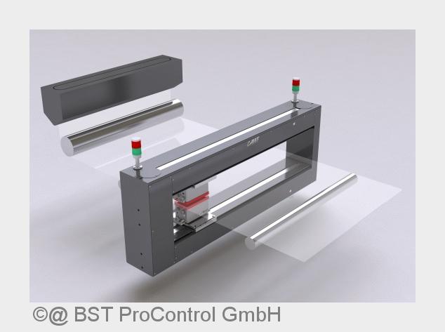 Prinzip Flachfolienextrusion (Bildquelle: @ BST ProControl GmbH)