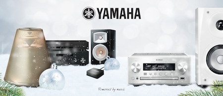 Mit drei kabellosen Musiksystemen wünscht Yamaha 'Wireless Weihnachten'. Mit drei kabellosen Musiksystemen wünscht Yamaha 'Wireless Weihnachten'.