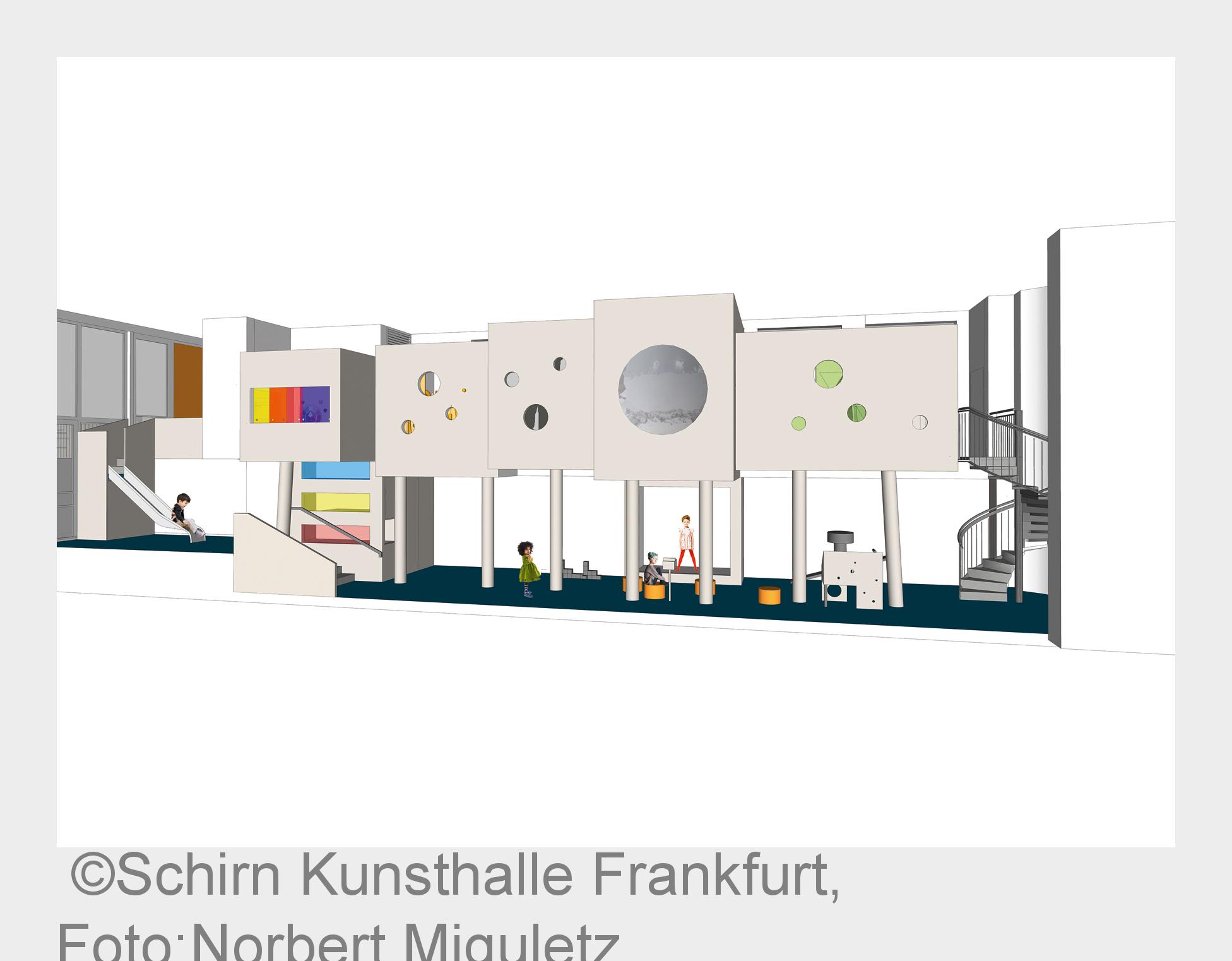 Spiel- und Lernparcous in der Schirn Kunsthalle Frankfurt: MINISCHIRN (Bildquelle: Schirn Kunsthalle