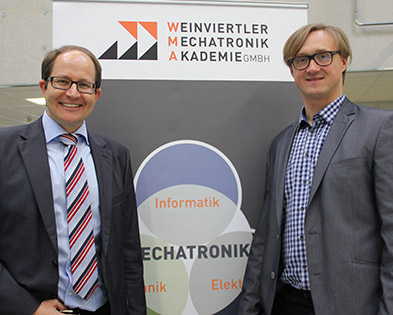 vLnR. Ing.Mag. Dieter Körbisser, Geschäftsführer der WMA und Christan Mikolasch, Inhaber der Marketi