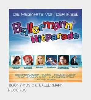 BALERMANN HITPARADE 2014 (Bildquelle: SONY MUSIC u. BALLERMANN RECORDS) BALERMANN HITPARADE 2014 (Bildquelle: SONY MUSIC u. BALLERMANN RECORDS)