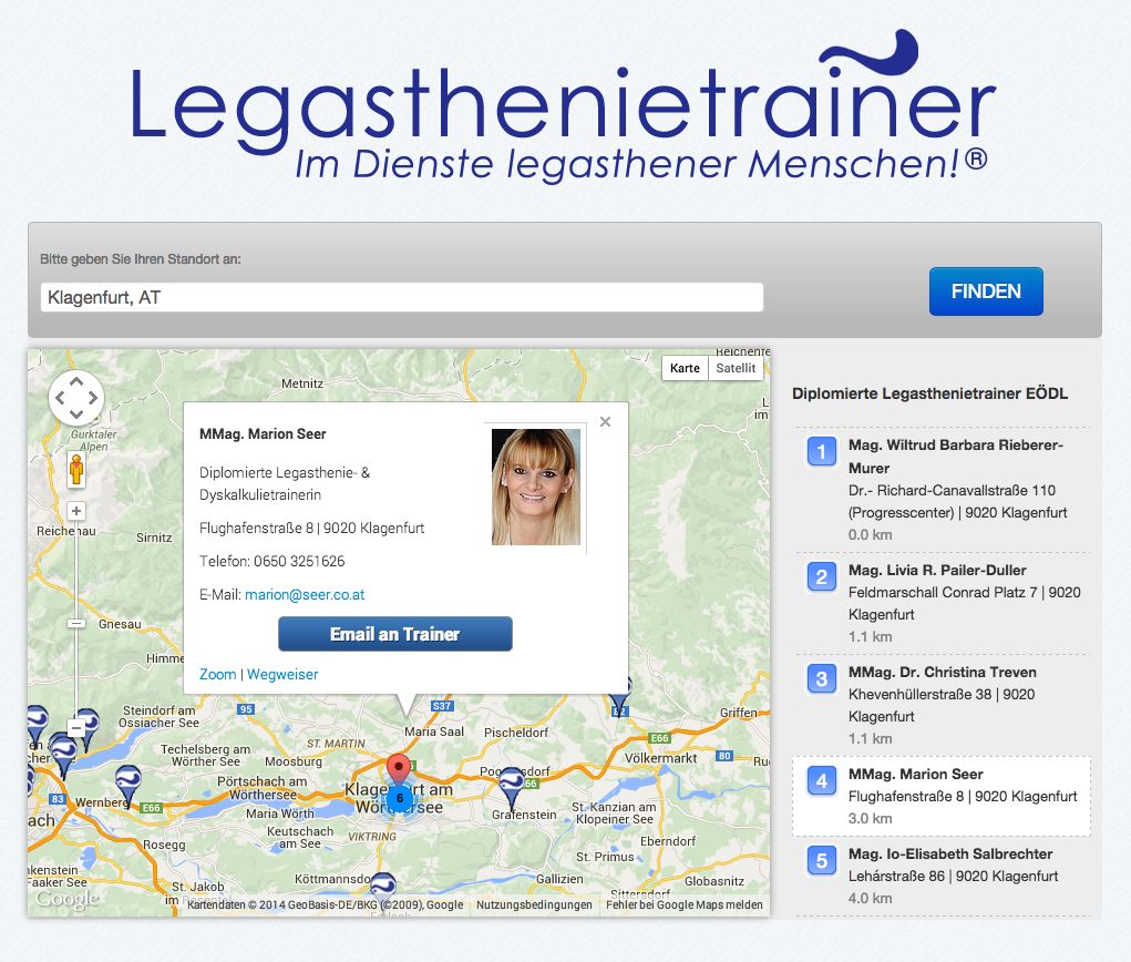 Schnelle Legasthenietrainer - Suche