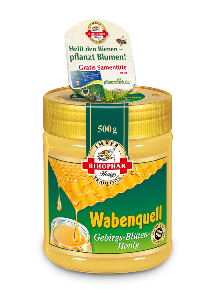 BIHOPHAR Wabenquell Gebirgs-Blüten-Honig BIHOPHAR Wabenquell Gebirgs-Blüten-Honig