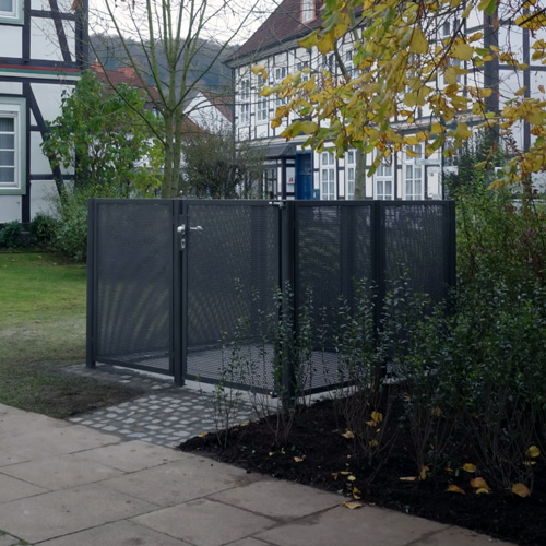 Wertstoffumhausung der Thieme GmbH