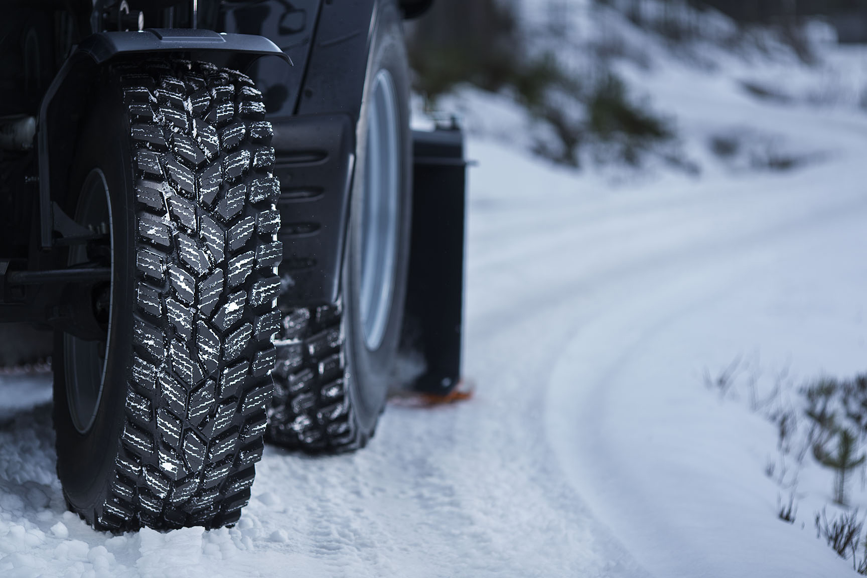 Der Nokian Hakkapeliitta TRI ist der weltweit erste Traktor-Winterreifen Foto: Nokian Heavy Tyres Der Nokian Hakkapeliitta TRI ist der weltweit erste Traktor-Winterreifen Foto: Nokian Heavy Tyres