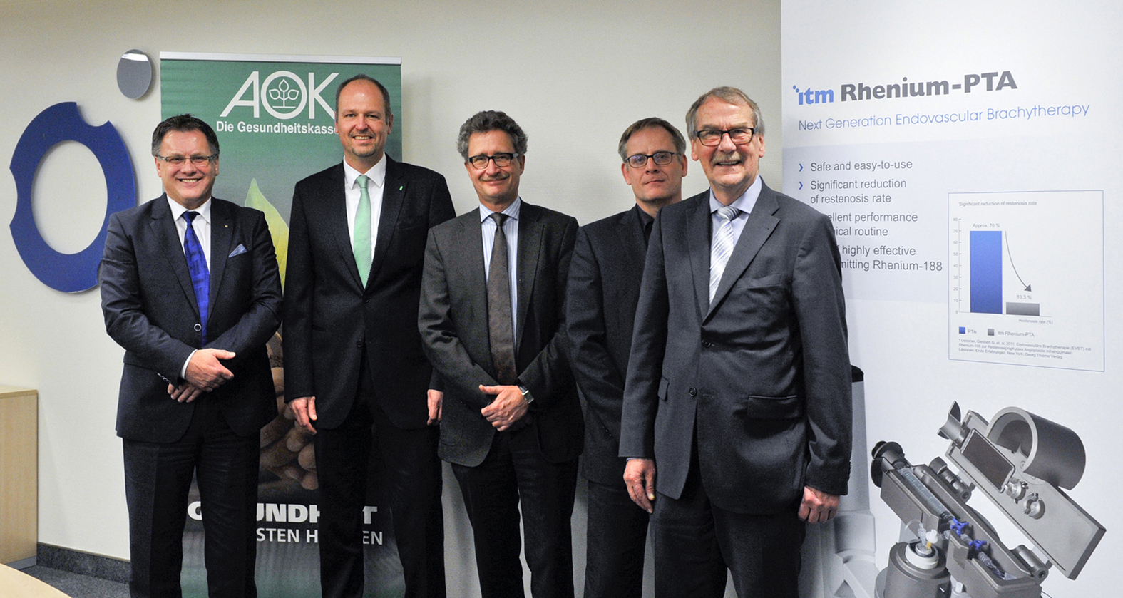 Heribert Fastenmeier, Ulrich Resch, Prof. Dr. Dierk Vorwerk, Oliver Korsawe und Dr. Richard Henkelma Heribert Fastenmeier, Ulrich Resch, Prof. Dr. Dierk Vorwerk, Oliver Korsawe und Dr. Richard Henkelma