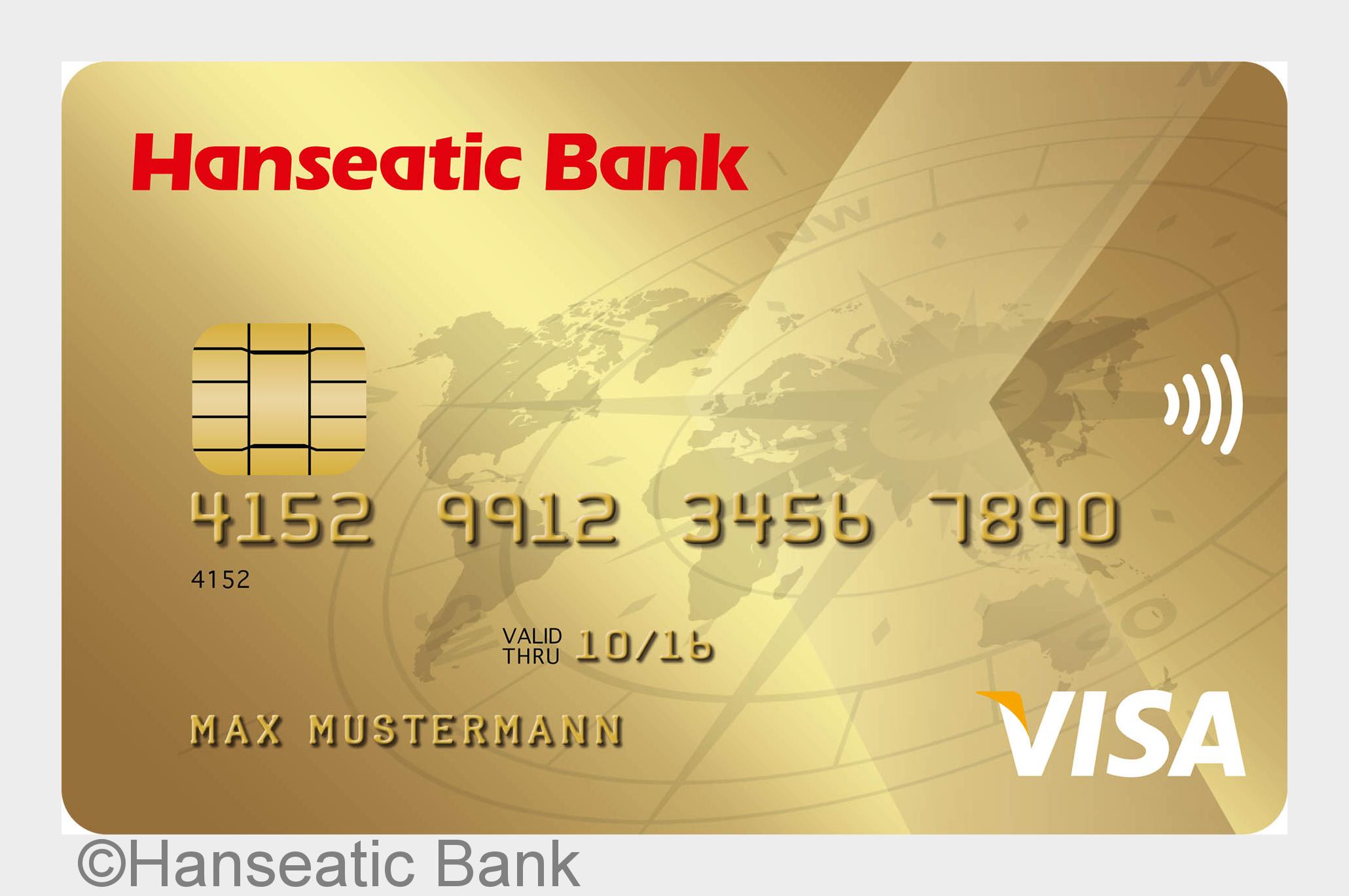 Die neue GoldCard der Hanseatic Bank (Bildquelle: Hanseatic Bank) Die neue GoldCard der Hanseatic Bank (Bildquelle: Hanseatic Bank)