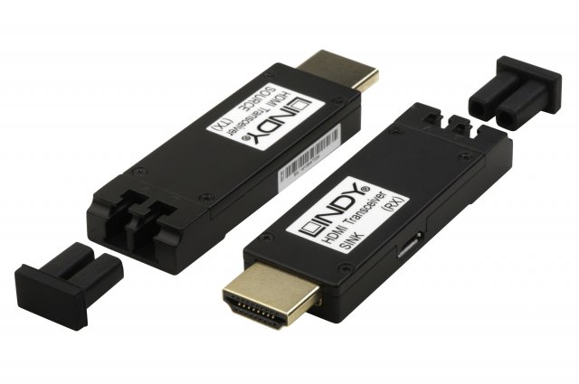 UHD 4K HDMI Extender von LINDY für Strecken bis 300 Meter mit auswechselbarem Kabel