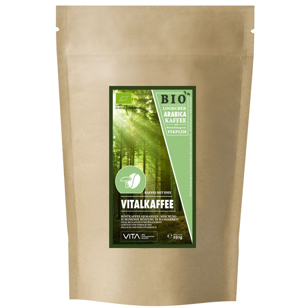 Der neue Bio Vitalkaffee VITA1001. Gesünder, ökologischer und fairer gehandelt. Copyright: Bio-Vital Der neue Bio Vitalkaffee VITA1001. Gesünder, ökologischer und fairer gehandelt. Copyright: Bio-Vital