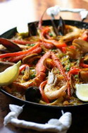 Auch Paella gibt's