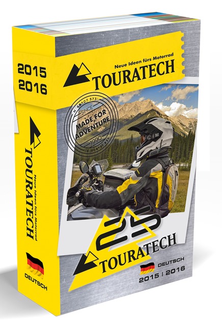 1924 Seiten dick: der Touratech-Jubiläumskatalog 2015.