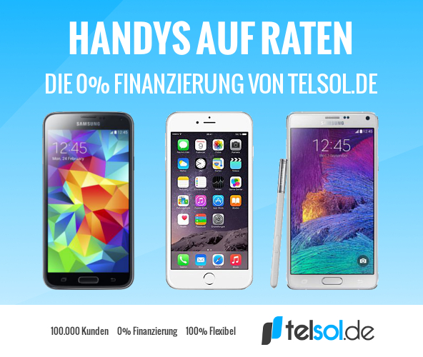 Handys auf Raten kaufen bei telsol.de Handys auf Raten kaufen bei telsol.de