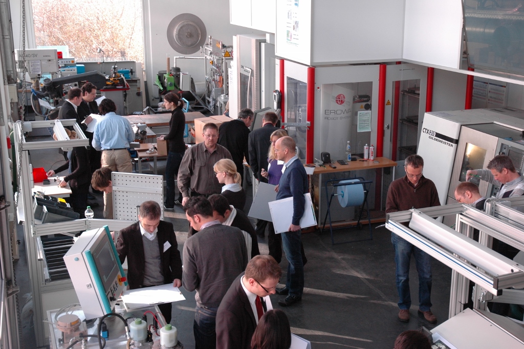 Produktionslogistik live erleben in der Lernfabrik des Lehrstuhls für Umweltgerechte Produktionstech