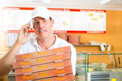 Verpackungen im Pizzaservice