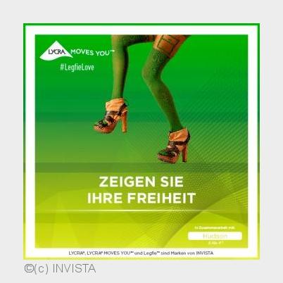 LEGFIE?LOVE" der Marke LYCRA®_ Fotowettbewerb (Bildquelle: (c) INVISTA) LEGFIE?LOVE" der Marke LYCRA®_ Fotowettbewerb (Bildquelle: (c) INVISTA)