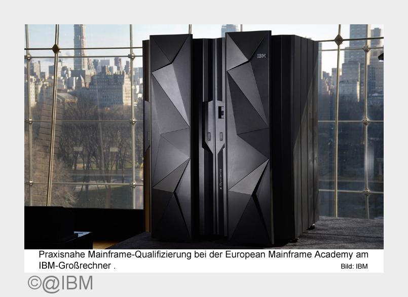 Praxisnahe Mainframe-Ausbildung bei der European Mainframe Academy am IBM-Großrechner. Bild: IBM (Bi Praxisnahe Mainframe-Ausbildung bei der European Mainframe Academy am IBM-Großrechner. Bild: IBM (Bi