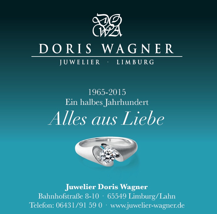 Juwelier Doris Wagner feiert 50-jähriges Jubiläum Juwelier Doris Wagner feiert 50-jähriges Jubiläum