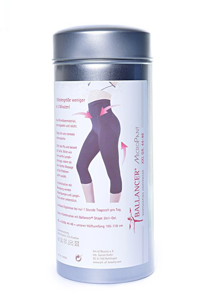 Die Ballancer®MicroPant wirkt wie eine sanfte Lymphdrainage.