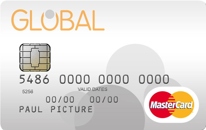 Global MasterCard - Prepaid Card mit Kontofunktion
