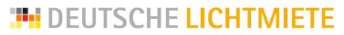 Logo der Deutschen Lichtmiete Unternehmensgruppe Logo der Deutschen Lichtmiete Unternehmensgruppe