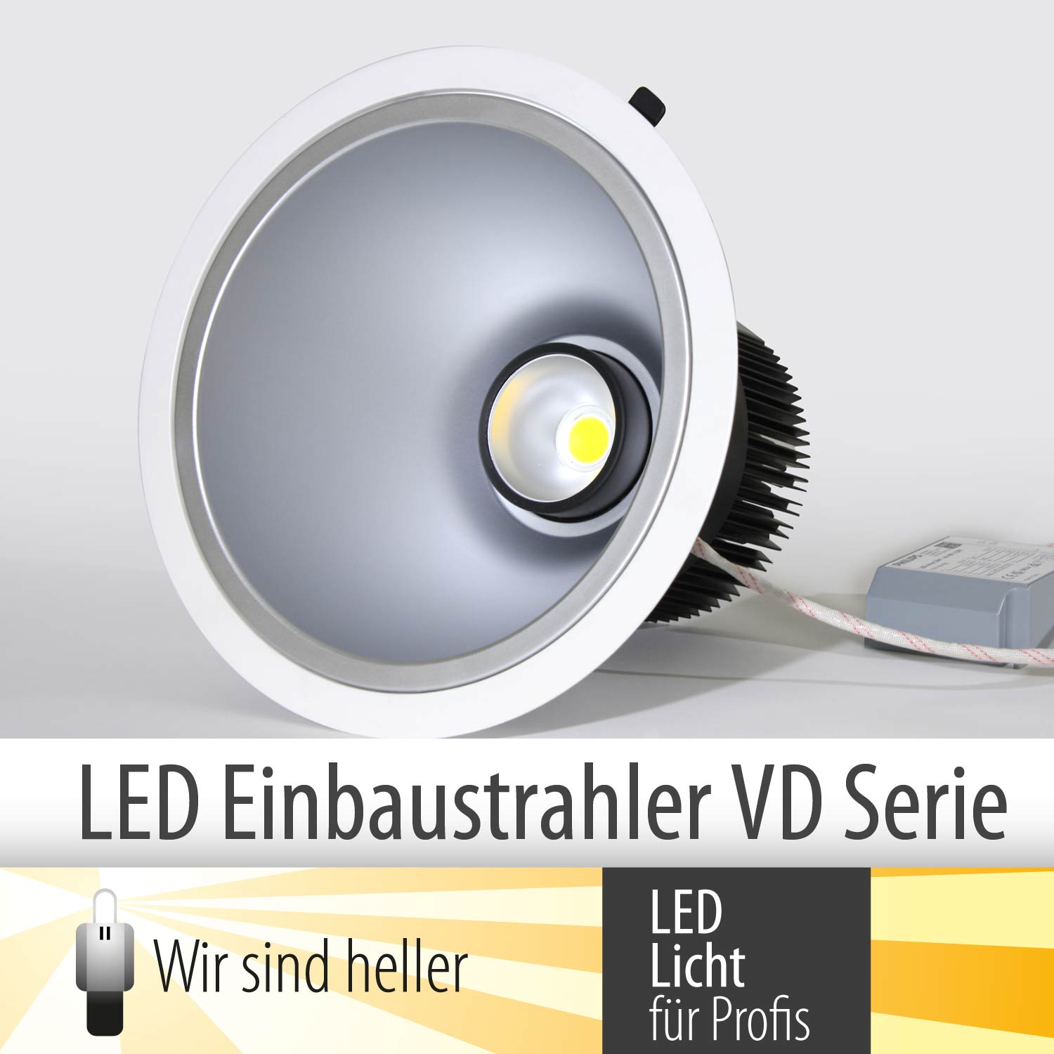 Energieeffiziente LED Einbaustrahler von Wir sind heller Energieeffiziente LED Einbaustrahler von Wir sind heller