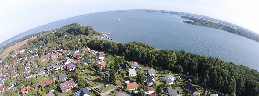Luftbild Schweriner See Seehof