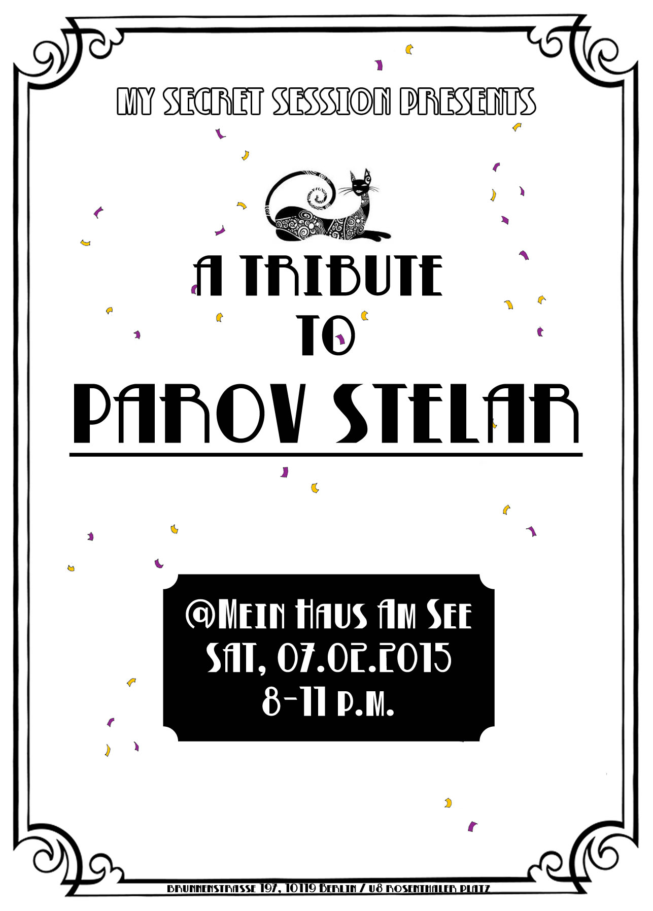 A Triute to Parov Stelar Flyer Berlin