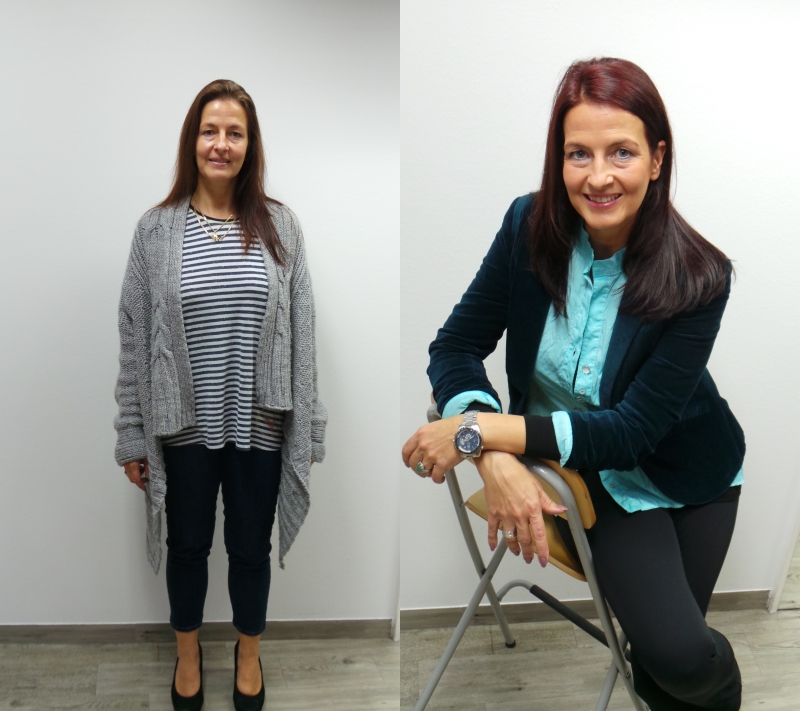 beautystyle Typberatung Vorher/Nachher