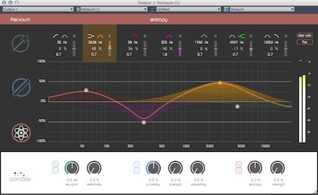 Mit frei:raum bringt sonible ein Plug-in mit 3 revolutionären EQ-Konzepten in den Handel. Mit frei:raum bringt sonible ein Plug-in mit 3 revolutionären EQ-Konzepten in den Handel.
