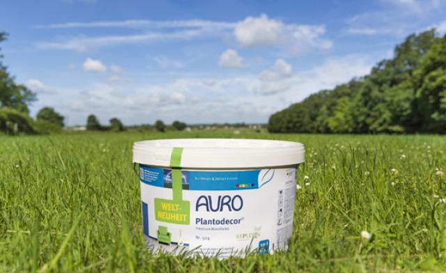 Die neue Premium-Wandfarbe Plantodecor®von AURO eignet sich für fast alle Untergründe