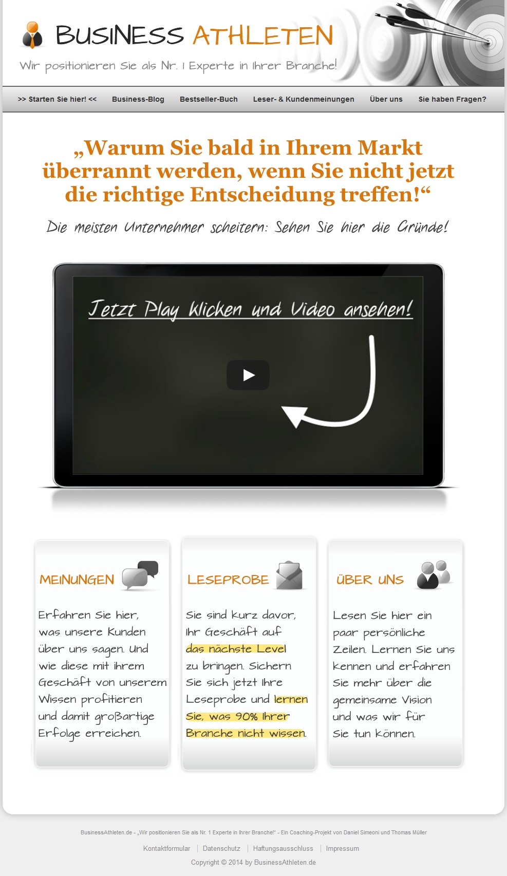 Verkaufsstarke Firmen-Webseite Verkaufsstarke Firmen-Webseite
