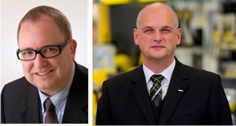 Bernd Grohmann, Vorstand eQ-3 AG / Dieter Grajer, GF  Home&Garden bei Alfred Kärcher GmbH&Co