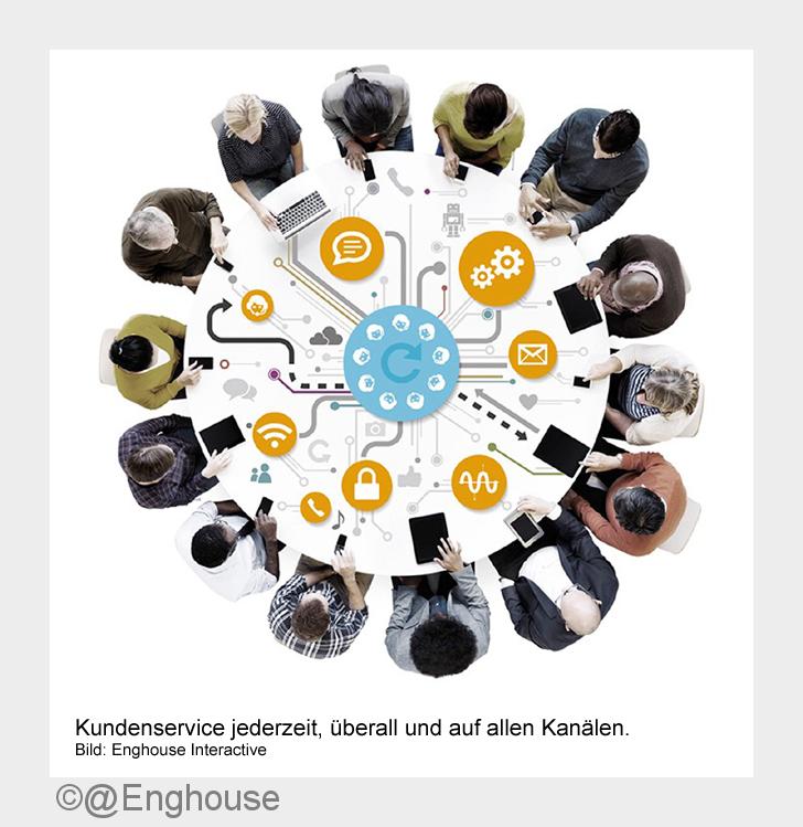 Kundenservice jederzeit,überall und auf allen Kanälen. Bild: Enghouse Interactive (Bildquelle: @Engh Kundenservice jederzeit,überall und auf allen Kanälen. Bild: Enghouse Interactive (Bildquelle: @Engh
