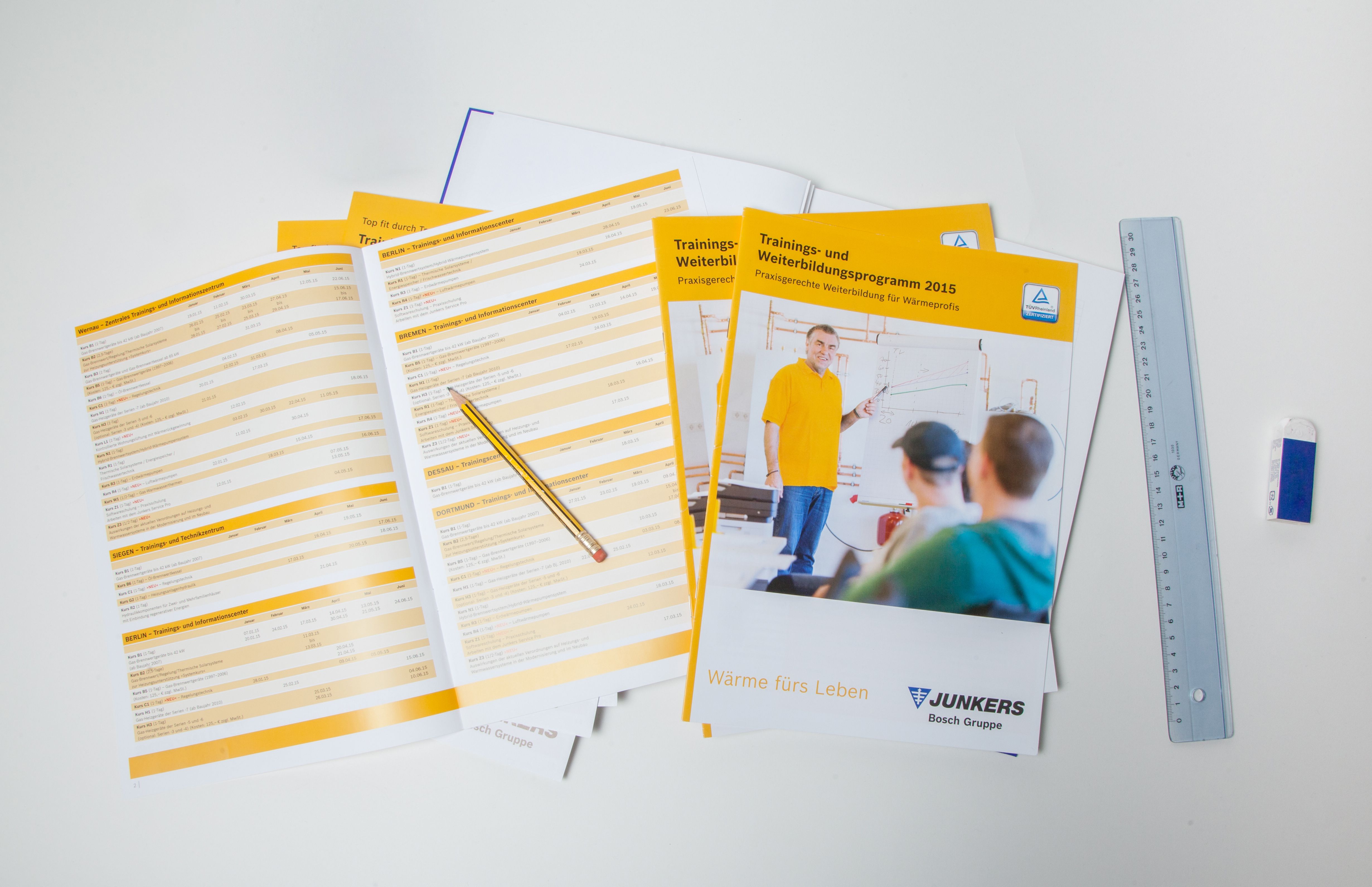 Das neue Trainings- und Weiterbildungsprogramm von Junkers. (Quelle: Junkers) Das neue Trainings- und Weiterbildungsprogramm von Junkers. (Quelle: Junkers)