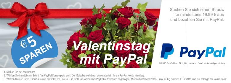 Valentinstag mit Flowers-Deluxe