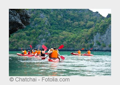 Kanu& Winzer als Betriebsausflug (Bildquelle:©Chatchai - Fotolia.com) Kanu& Winzer als Betriebsausflug (Bildquelle:©Chatchai - Fotolia.com)