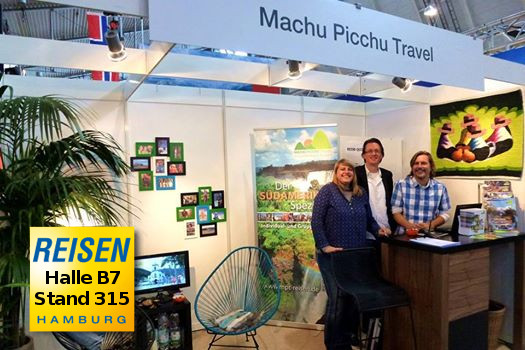Machu Picchu Travel auf der Messe REISEN Hamburg - 4.-8.2.2015 / Halle B7 Stand 315 Machu Picchu Travel auf der Messe REISEN Hamburg - 4.-8.2.2015 / Halle B7 Stand 315
