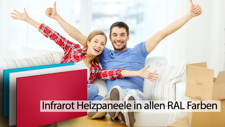Infrarotheizungen in allen RAL Farben bei clever-geheizt.de Infrarotheizungen in allen RAL Farben bei clever-geheizt.de