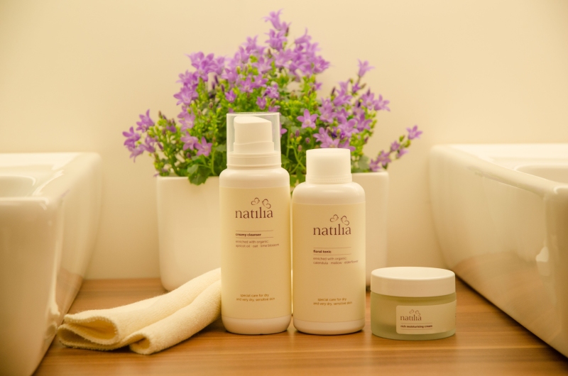 Natilia skincare - Hautpflege für trockene Haut